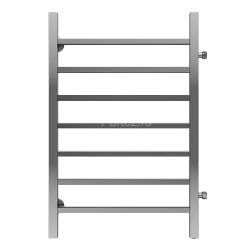 Полотенцесушитель водяной AZARIO ANCONA 500/800 квадрат, 7 секций, боковое подключение, 3/4", хром (