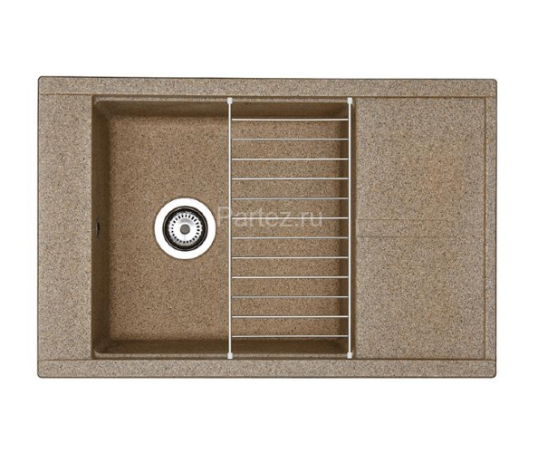 Кухонная мойка AQUATON Делия 78, цвет терракотовый (1A715132DE270)