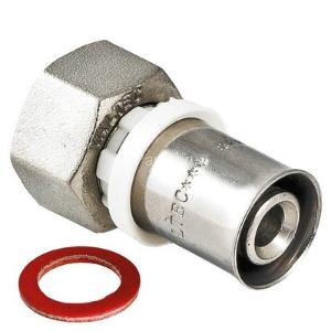 Муфта пресс с накидной гайкой 16х1/2" VALTEC