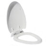 821BS сиденье для унитаза пластик с микролифтом, белое  MELANA
