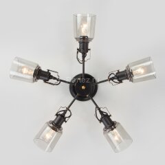 Потолочная люстра Eurosvet 70111/5 черный