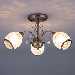 Потолочная люстра Eurosvet 30026/3 античная бронза
