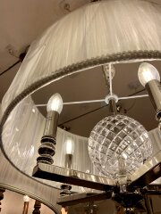 Подвесная люстра Newport 3125/S nickel без абажуров
