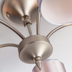 Потолочная люстра Eurosvet 60080/5 сатин-никель