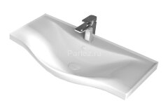 Раковина накладная Lapino BASIC 75 (75X45X17,5), белая