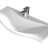Раковина накладная Lapino BASIC 75 (75X45X17,5), белая