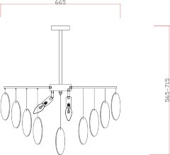 Потолочная люстра Freya FR5104PL-06BS2