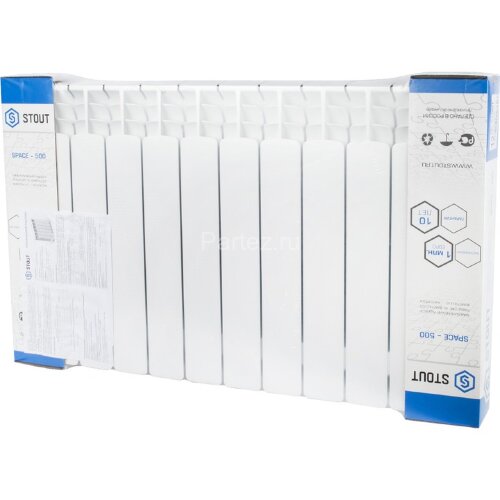 Радиатор биметаллический STOUT Space 500-12