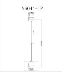 Подвесной светильник Moderli V6044-1P
