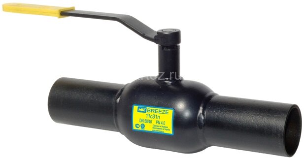 Кран шаровой стальной 11с31п Dу100/80 Pу25 с-с