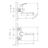 Смеситель Lemark Linara LM0417C универсальный