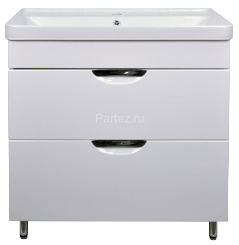 Комплект тумба Стиль- 80/2 Н "Соло" 800х880х480 напольная, с раковиной Monte 80 (CS00070582)