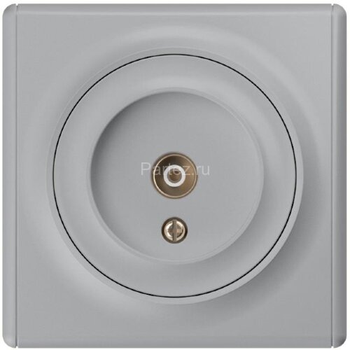 Розетка телевизионная TV 1-м СП Florence механизм сер. (1E21101302) OneKeyElectro 2172842