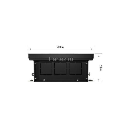 Конвектор внутрипольный Royal Thermo ATRIUM-90/200/3000-DG-U-LB