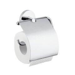 Держатель туалетной бумаги Hansgrohe Logis с крышкой, хром (40523000)