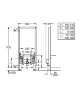 Система инсталляции для биде GROHE Rapid SL (1,13 м) для монтажа перед стеной (38553001)