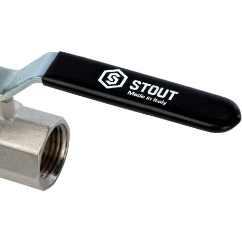 Кран шаровой полнопроходной ВР/ВР рычаг 1/2" Stout