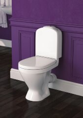 Унитаз-компакт Sanita Luxe Classic с сидением микролифт (WC.CC/Classic/2-TM/WHT.G/S1)