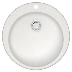 Кухонная мойка AZARIO Vital 507x507x200 искусственный мрамор, цвет Белый (CS00078342)