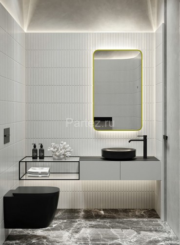 Зеркало AZARIO INCANTO 600х1000 бесконтактный сенсор, подсветка с диммером, цвет золото (LED-0000255