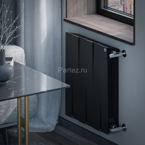 Биметаллический радиатор Royal Thermo PianoForte 500/100-6 (NoirSable)