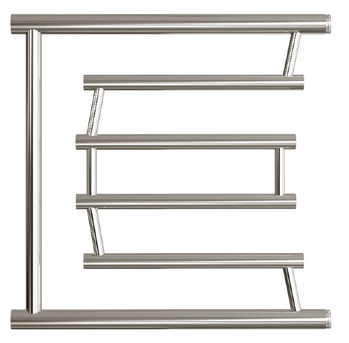 Полотенцесушитель водяной ДВИН D "Pobeda" лесенка 50/50, полированный (4627106963723)