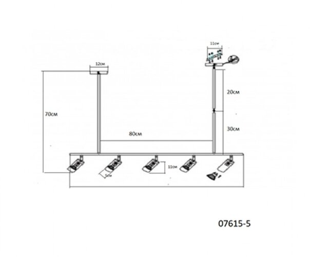 Подвесной светильник Kink Light 07615-5