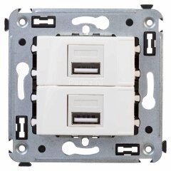 Устройство зарядное USB СП Avanti &quot;Белое облако&quot; DKC 4400543