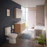 Унитаз-компакт c функцией биде Vitra Norm Eisberg 355х640х805, сиденье термопласт с микролифтом, бел