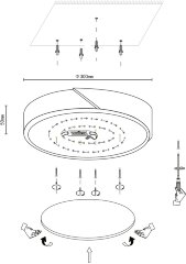 Потолочный светильник Velante 445-007-01